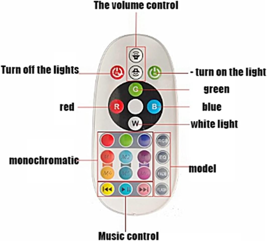smile disco music light bluetooth avec telecomande 48w – Image 2