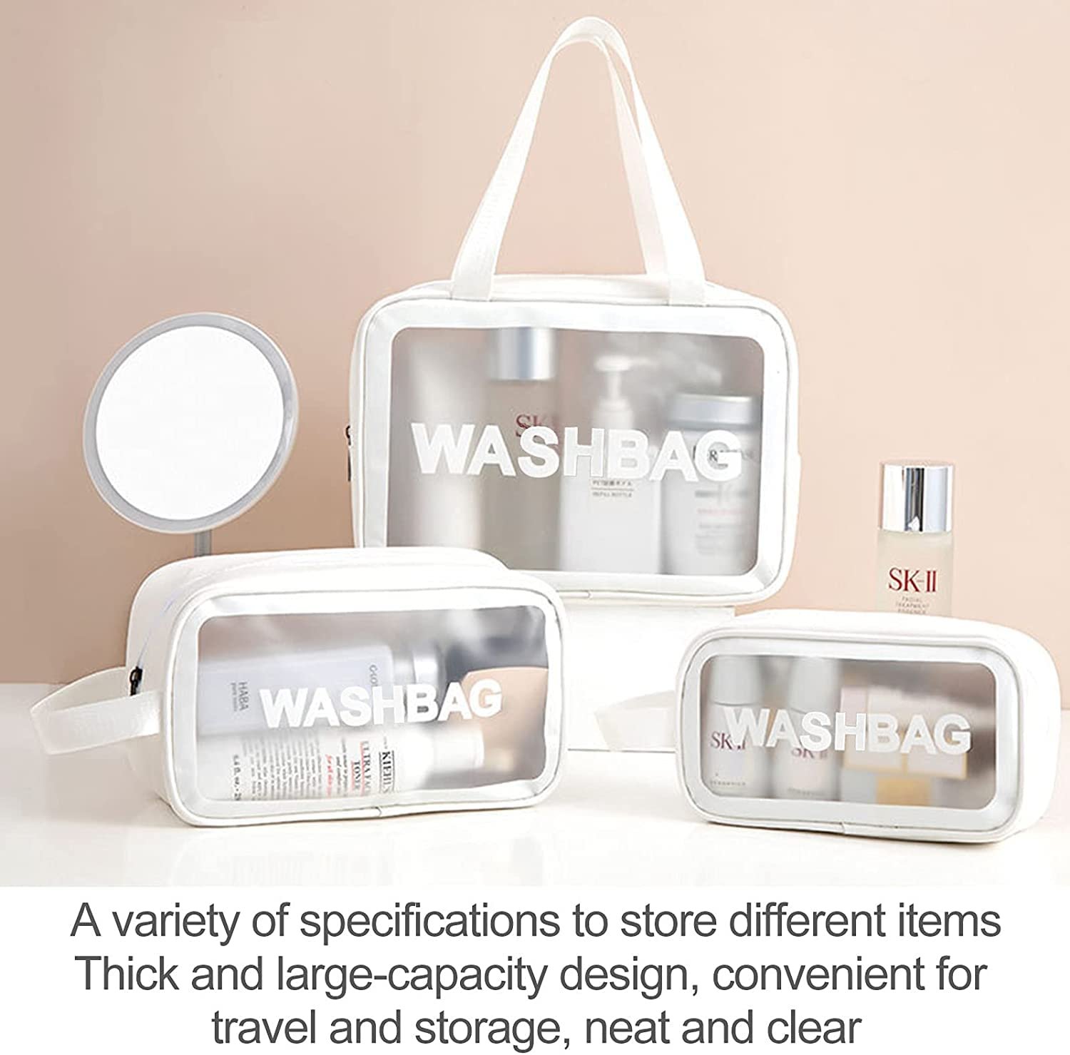 set de 3 trousses de voyage(washbag) – Image 4