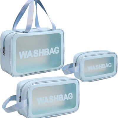 set de 3 trousses de voyage(washbag)